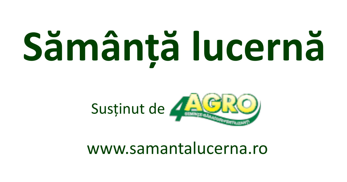 Sămânță lucernă - Alfalfa seed - Patru Agro SRL - www.samantalucerna.ro